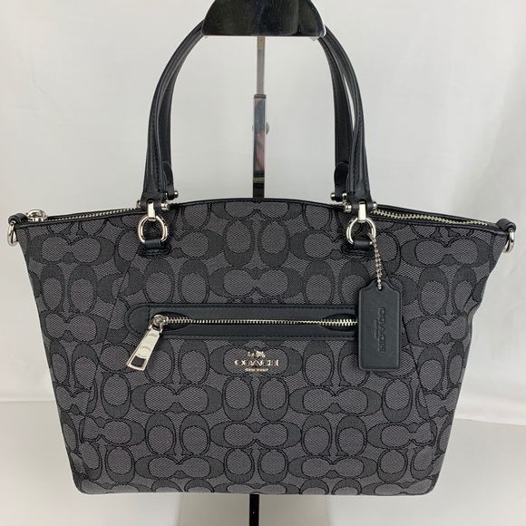 Coach Handbags - New Coach Prairie Satchel in Signature Jacquard